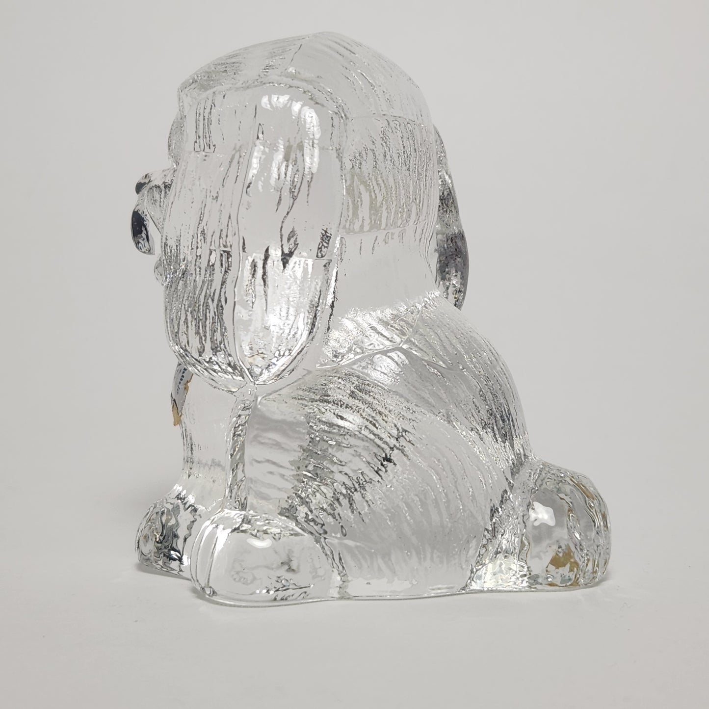 Goebel - Lead Crystal Dog Figurine 1980s
