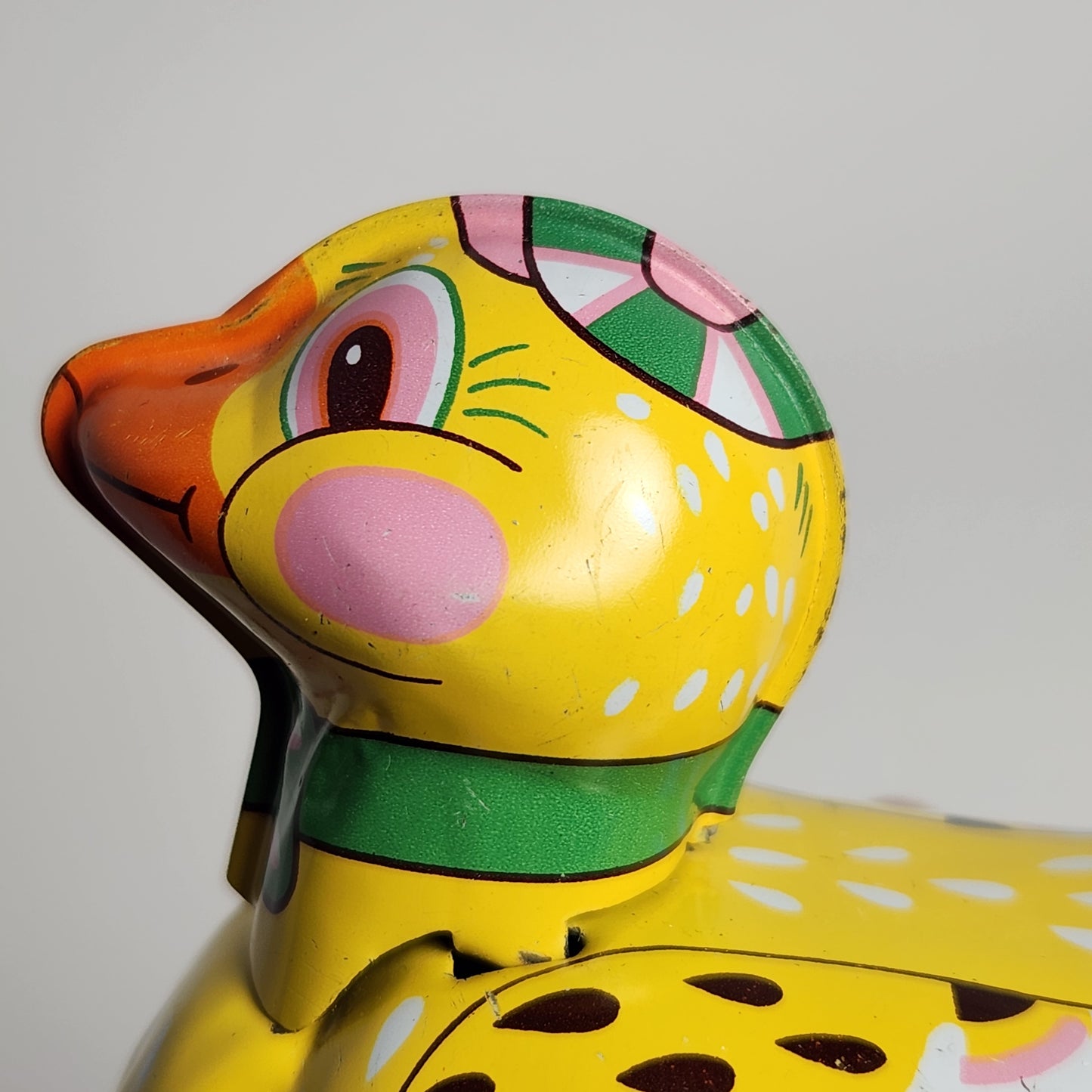 Tin Lithographed Friction Duck Toy
