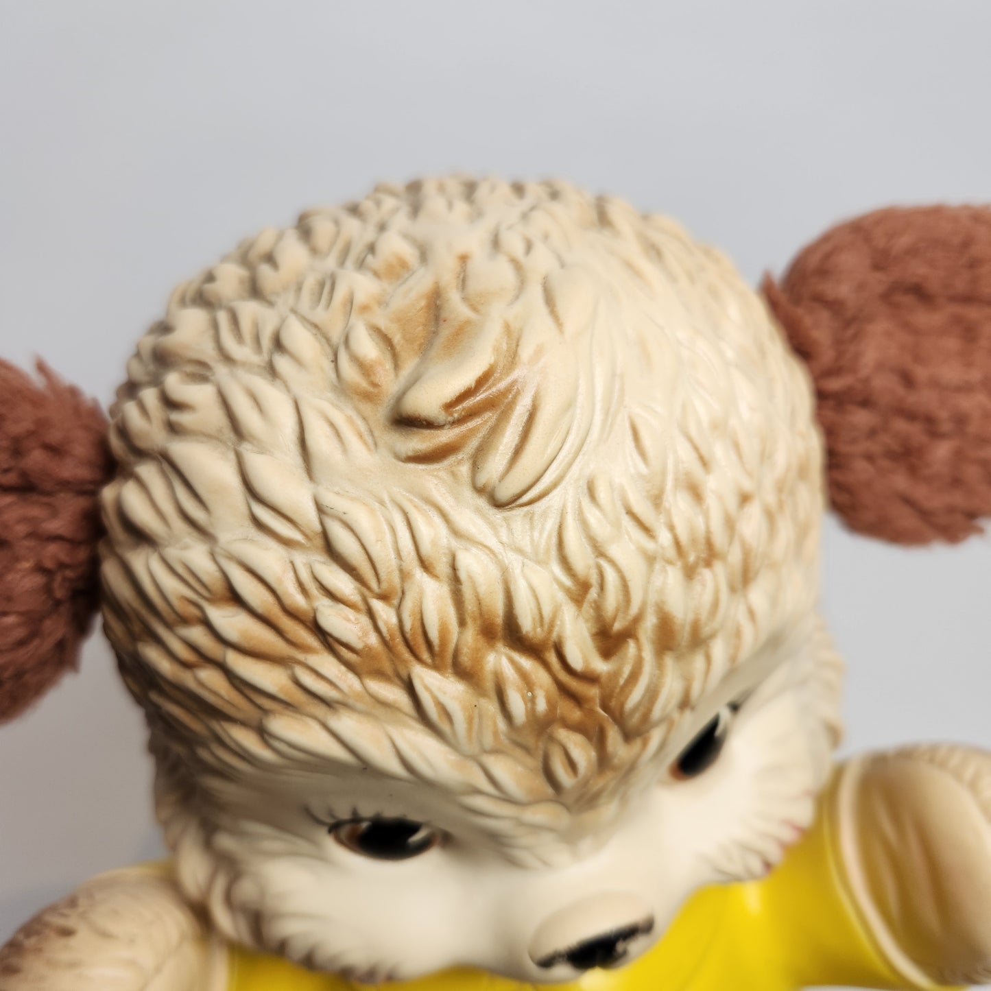 Arrow Rubber and Plastics Corporation - Edward Mobley - Yellow Bear Rubber Squeak Toy 1962