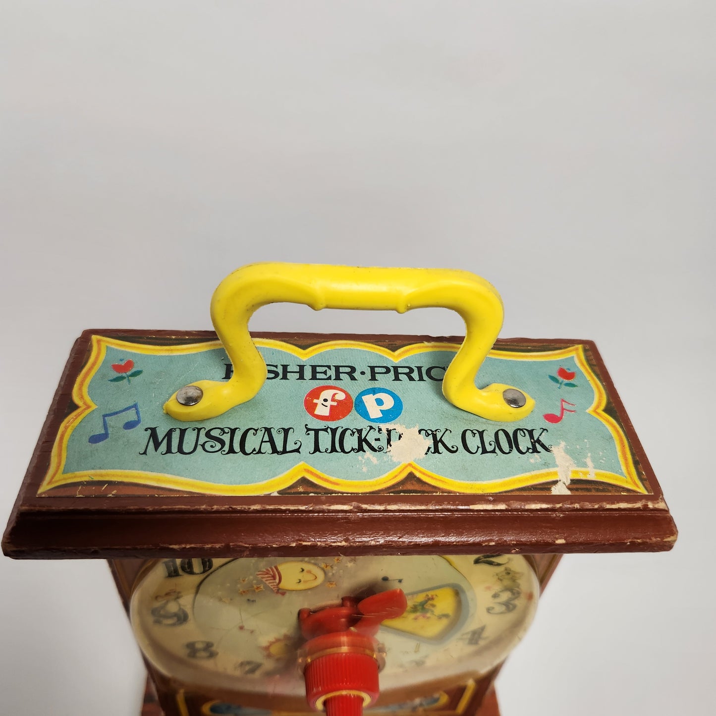Fisher Price - Musical Tick Tock Clock Toy 1962