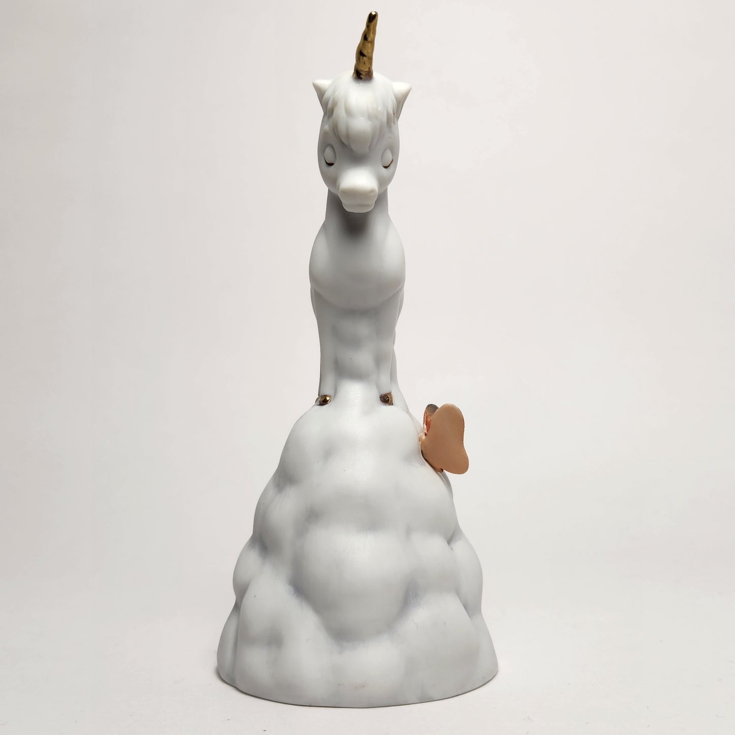 Enesco - Unicorn on Cloud with Butterfly Porcelain Bisque Bell