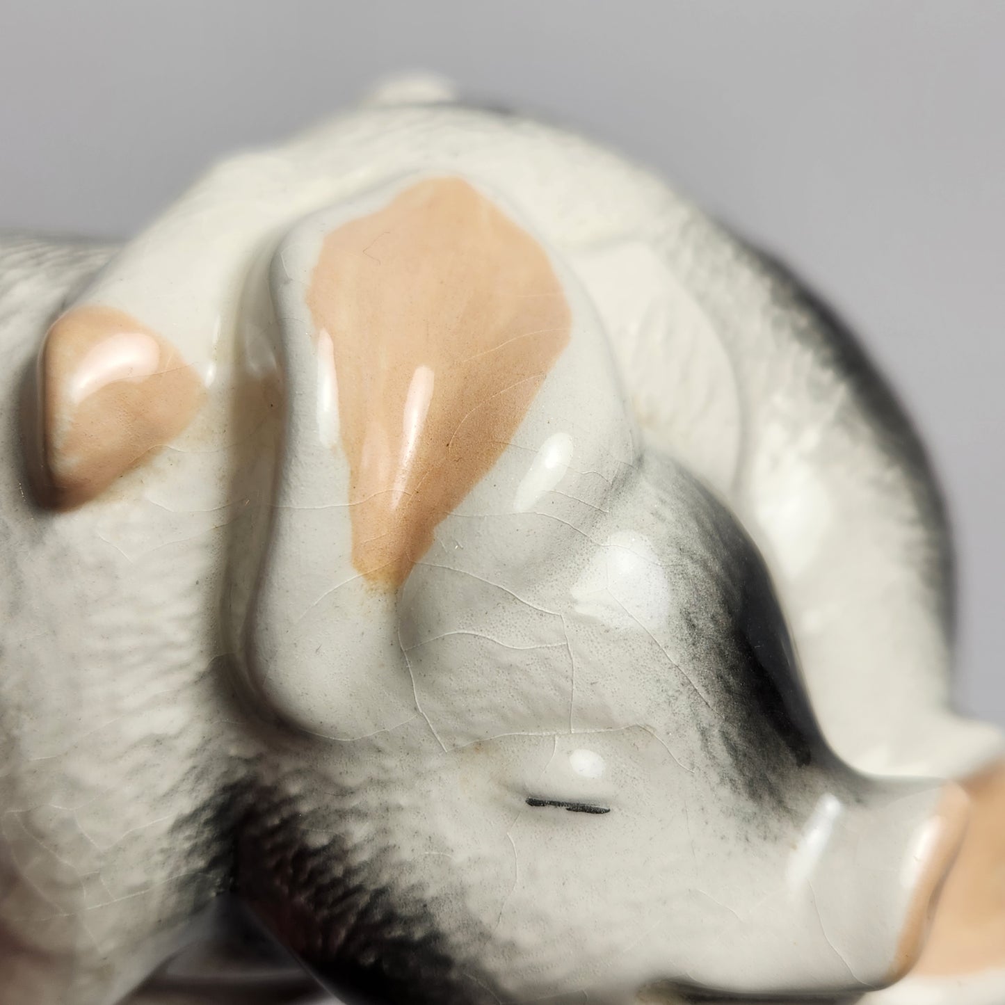 Ceramic Sleeping Pigs Figurine