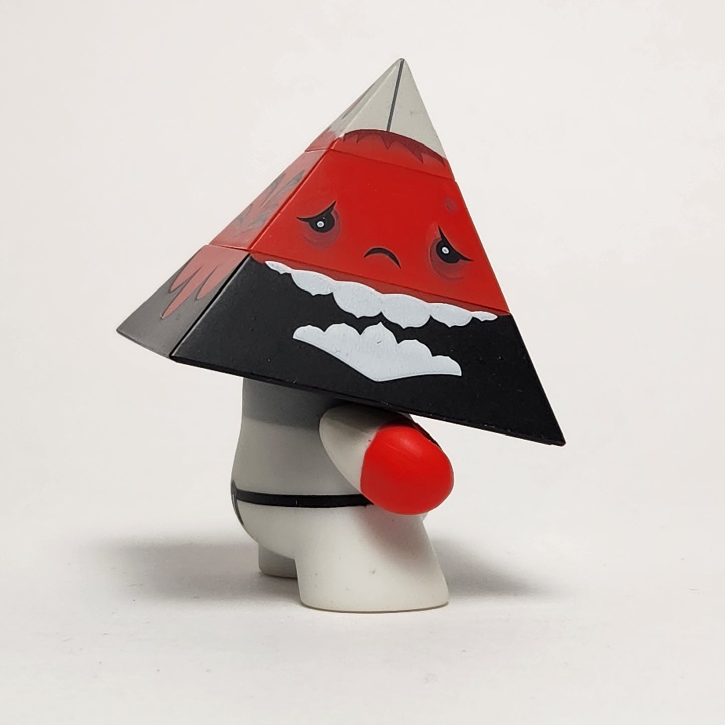 Kidrobot - Andrew Bell - Red Pyramidun Dunny 2013