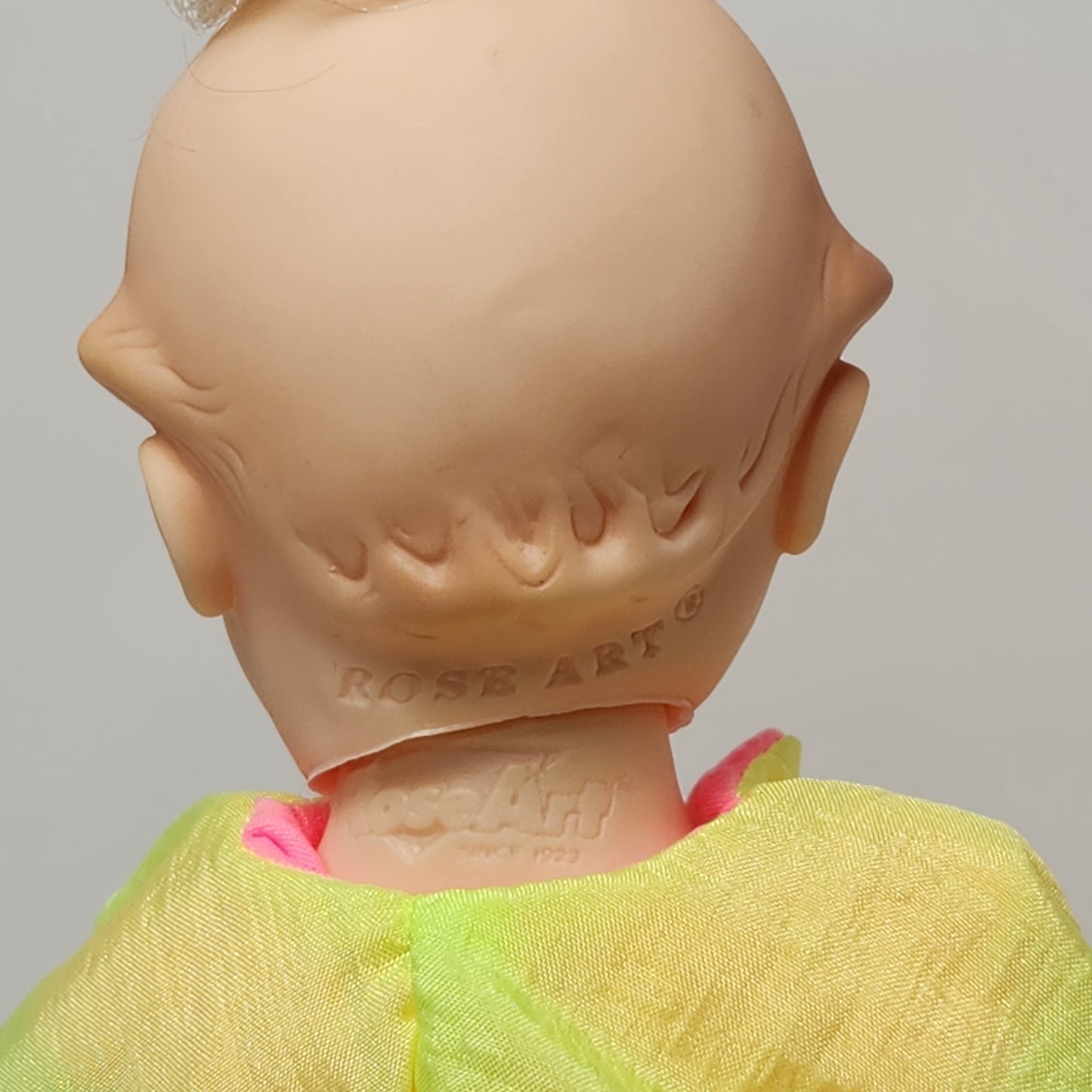 Roseart - Kewpie 8" Rubber Doll with Neon Outfit 1993