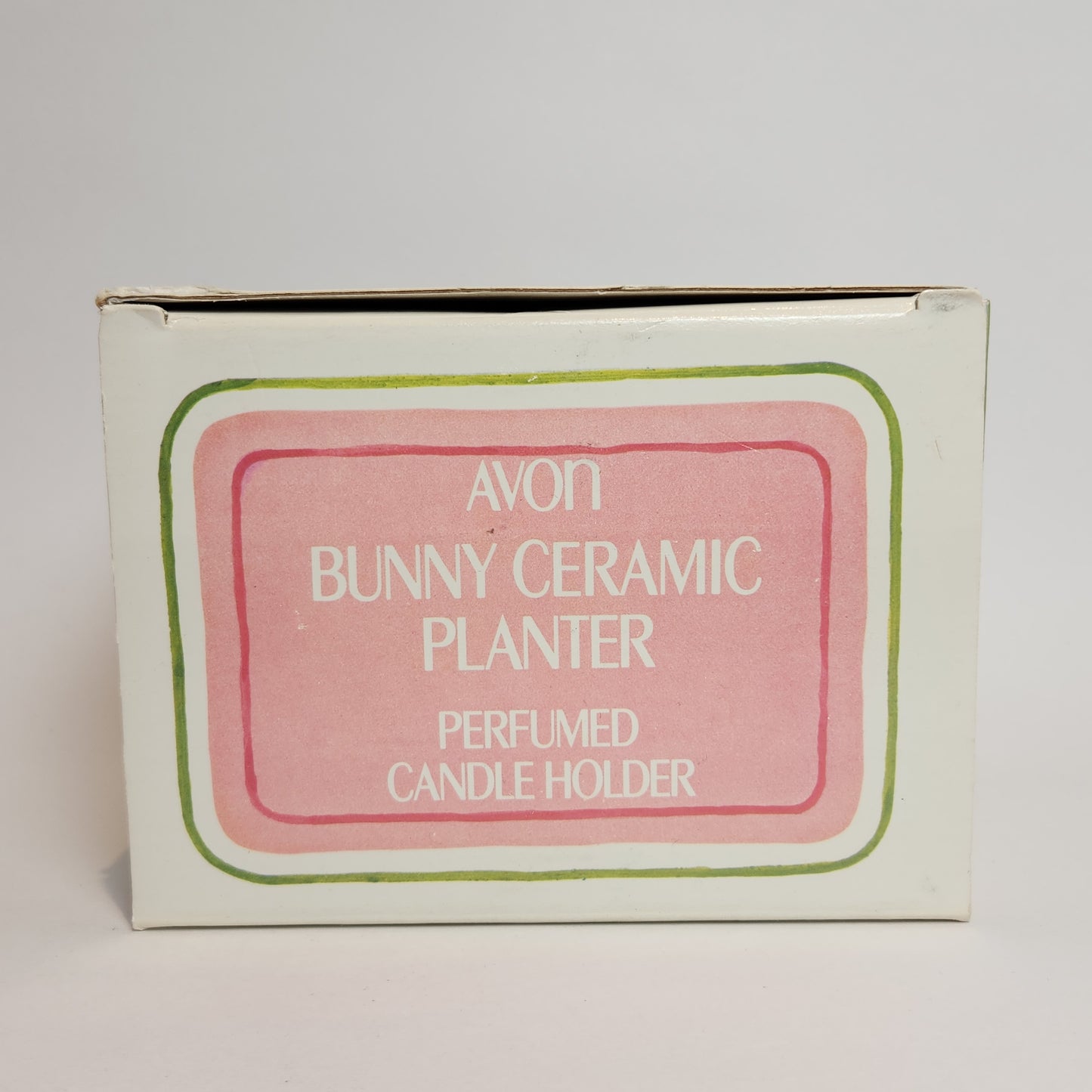 Avon - Ceramic Bunny Perfumed Candle Holder Planter