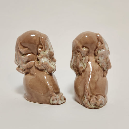 Tan Cocker Spaniels Salt and Pepper Shaker Set