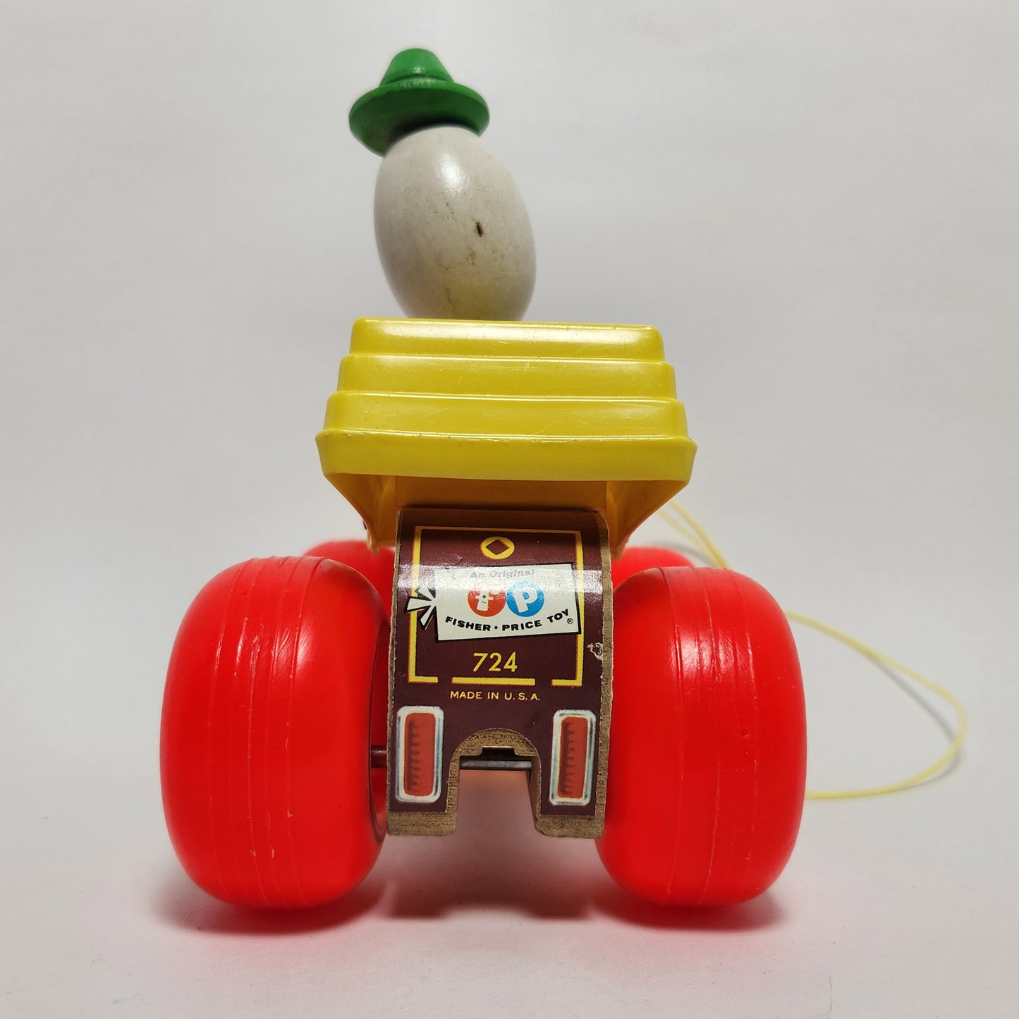 Fisher Price - Jolly Jalopy Clown Pull Toy 1965