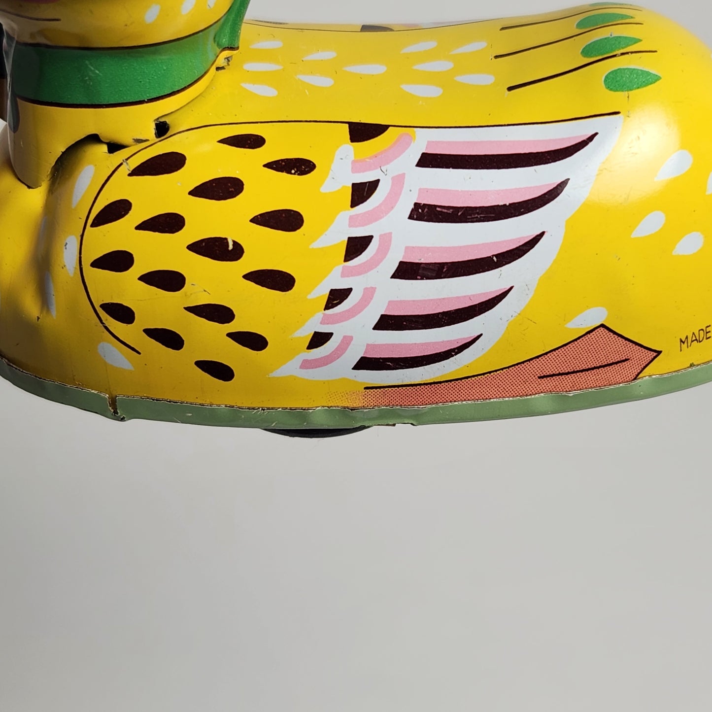 Tin Lithographed Friction Duck Toy