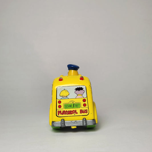 Playskool - Sesame Street Die Cast Car Bert School Bus 1983