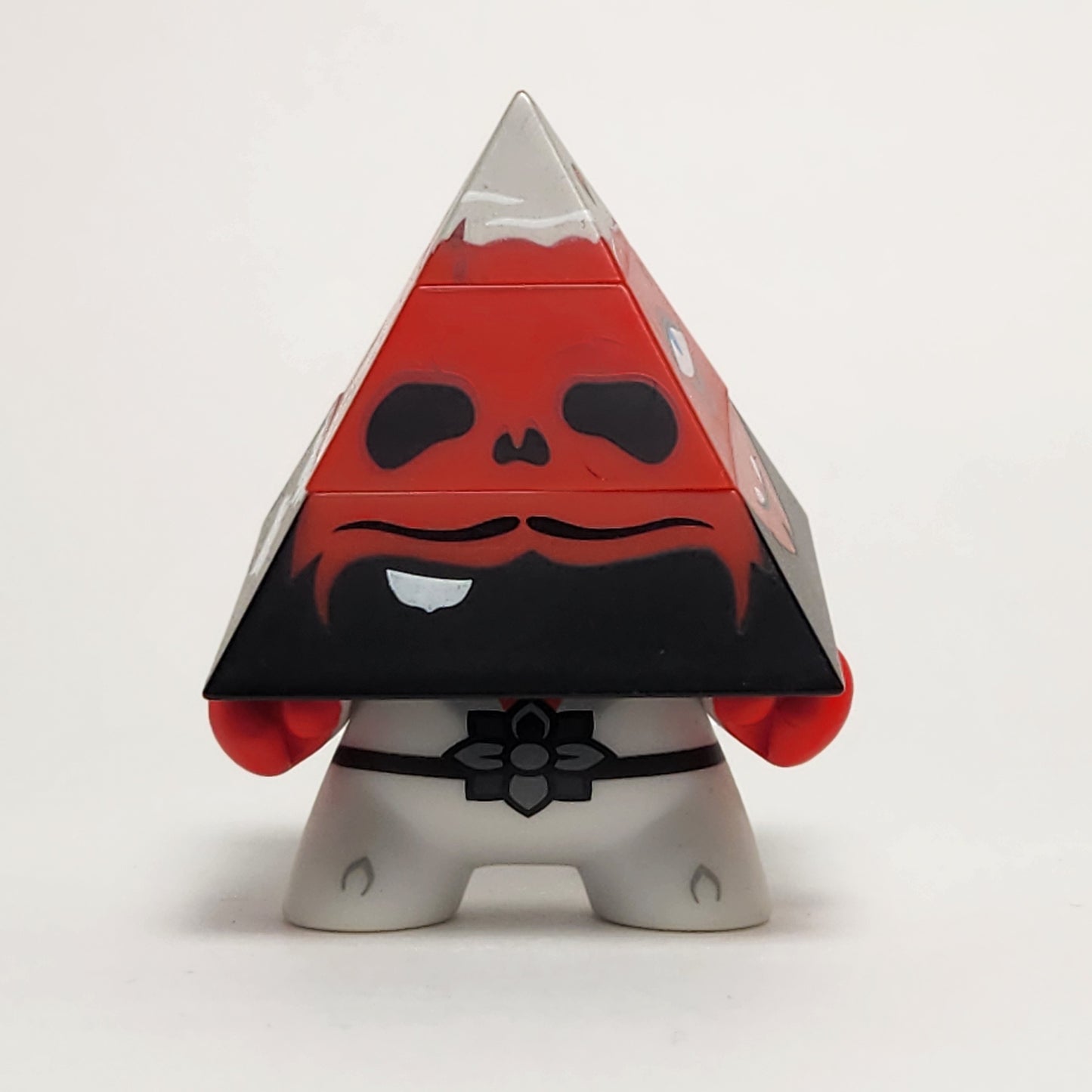 Kidrobot - Andrew Bell - Red Pyramidun Dunny 2013