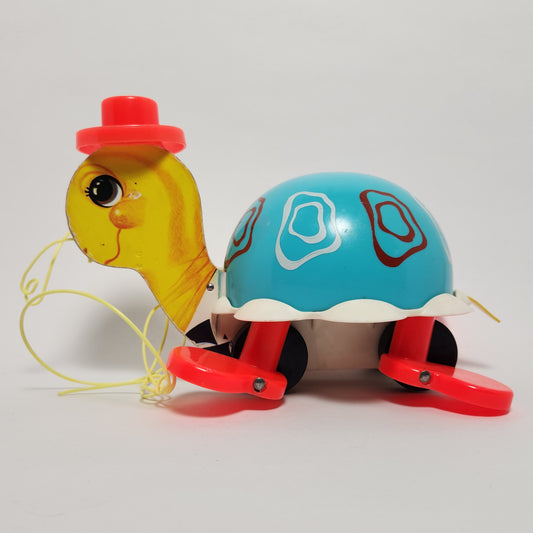 Fisher Price - Tip Toe Turtle Pull Toy 1962