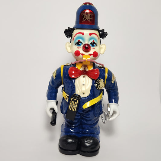 New Bright - Bump'n Bobby Clown Policeman Toy 1989