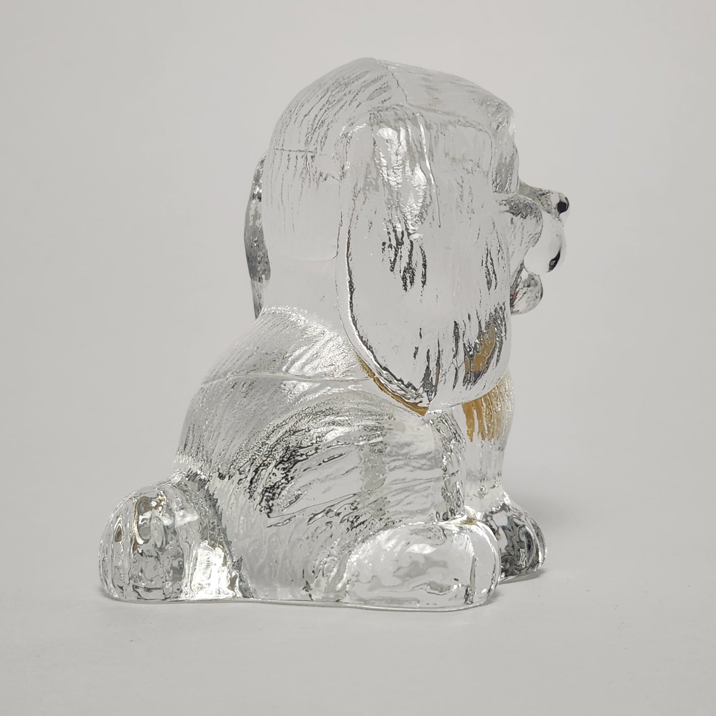 Goebel - Lead Crystal Dog Figurine 1980s