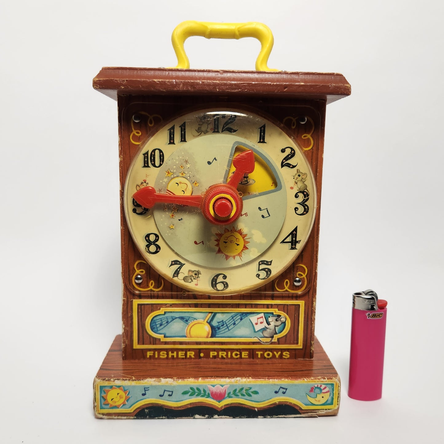 Fisher Price - Musical Tick Tock Clock Toy 1962