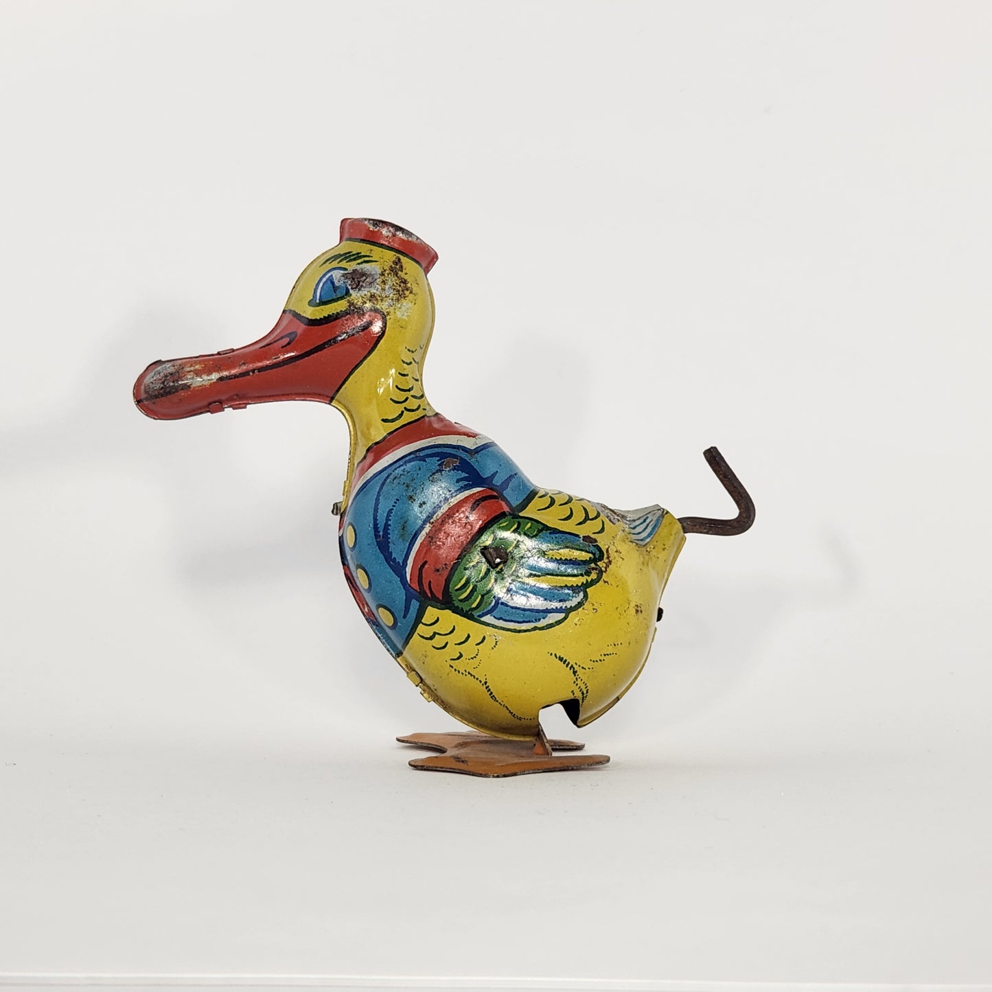 J. Chein & Company - Tin Lithographed Windup Sailor Duck Toy 1930s