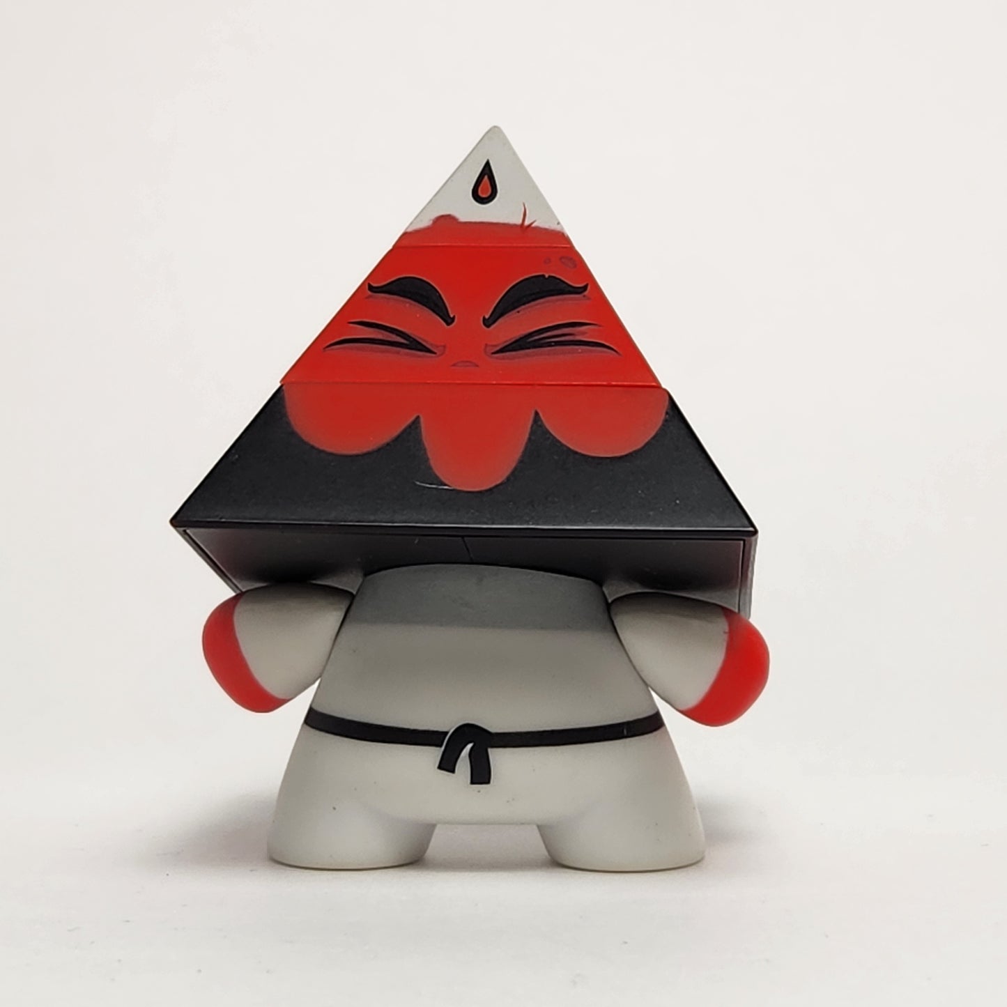 Kidrobot - Andrew Bell - Red Pyramidun Dunny 2013