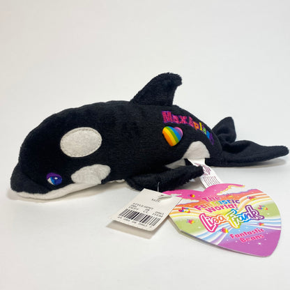 Lisa Frank - Max Splash Orca Whale Fantastic Beans Plush 1998