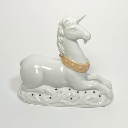 Avon - Porcelain Unicorn Potpourri Holder 1981