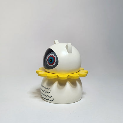 Kidrobot - Nathan Jurevicius - Misko Owl Mini (White/Yellow) 2012