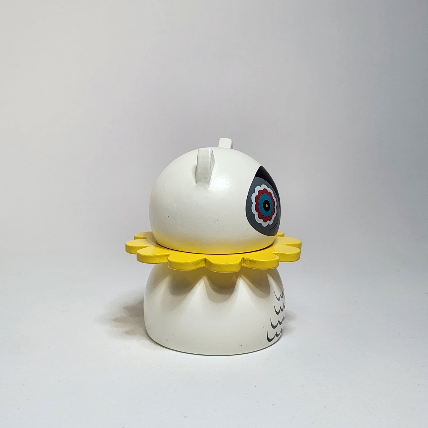 Kidrobot - Nathan Jurevicius - Misko Owl Mini (White/Yellow) 2012