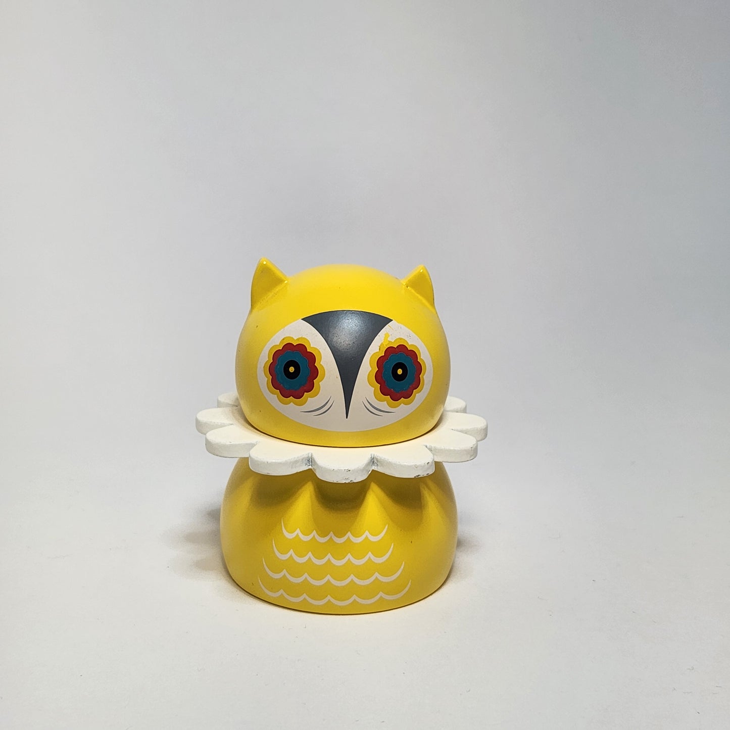 Kidrobot - Nathan Jurevicius - Misko Owl Mini (Yellow/White) 2012