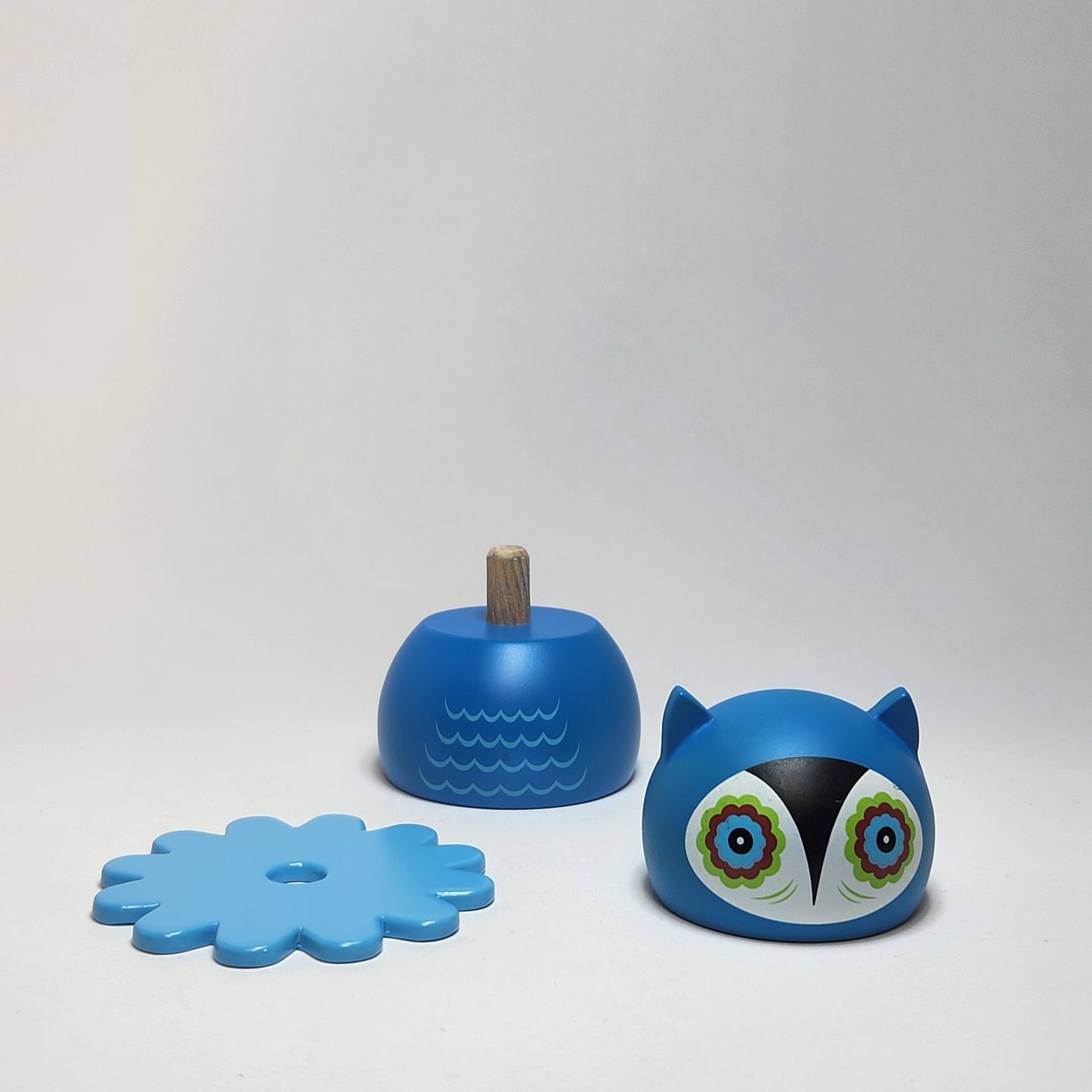 Kidrobot - Nathan Jurevicius - Misko Owl Mini (Blue/Light Blue) 2012