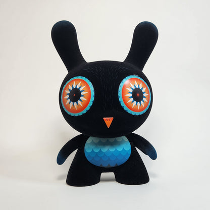 Kidrobot - Nathan Jurevicius - Dievas Dunny 8" (Flocked Black) 2011