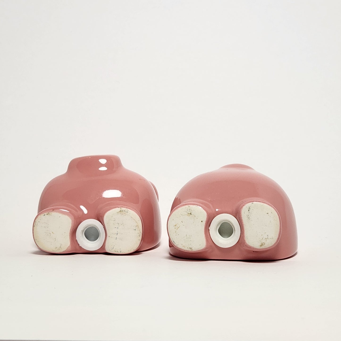 Halved Pink Pig Ceramic Salt and Pepper Shaker Set