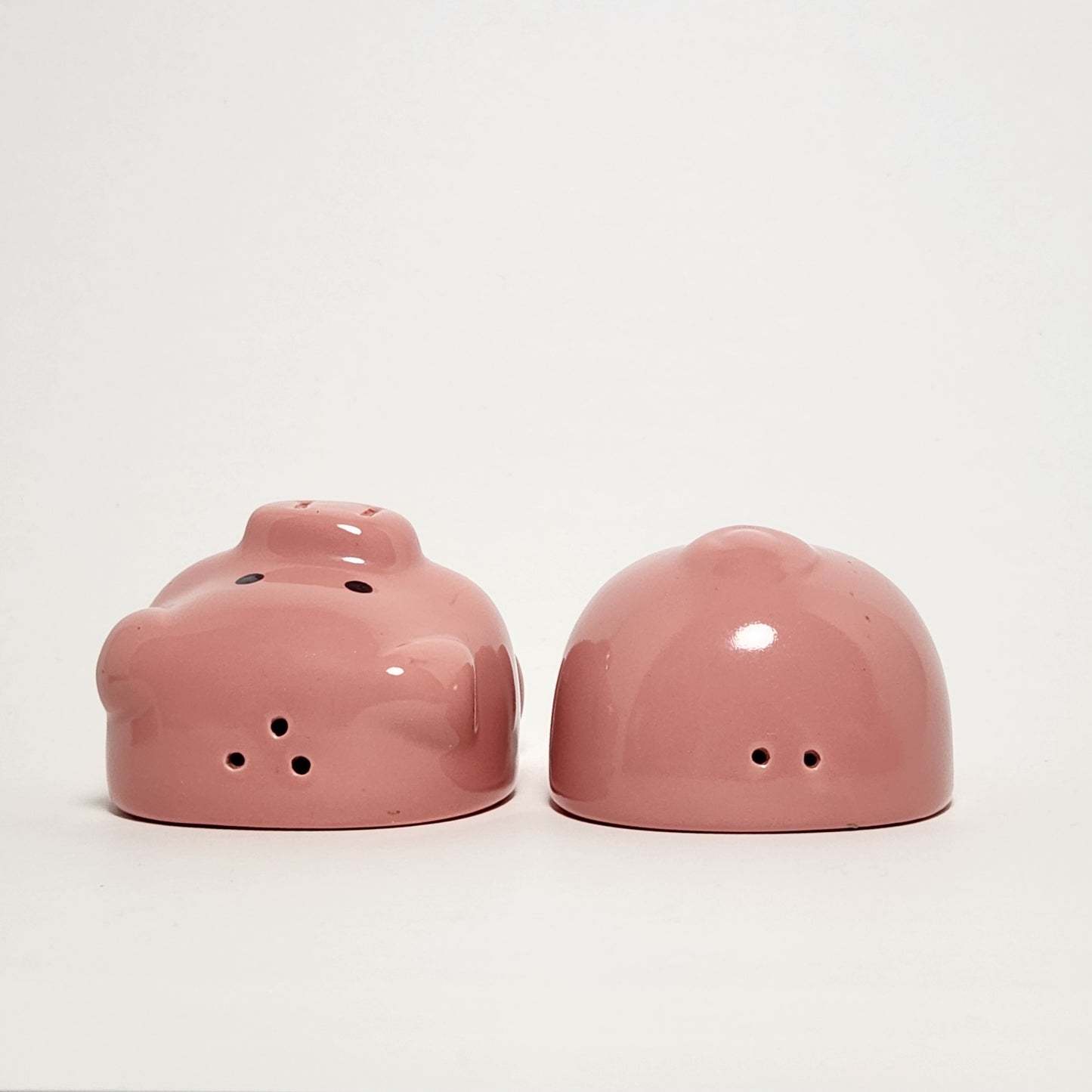 Halved Pink Pig Ceramic Salt and Pepper Shaker Set