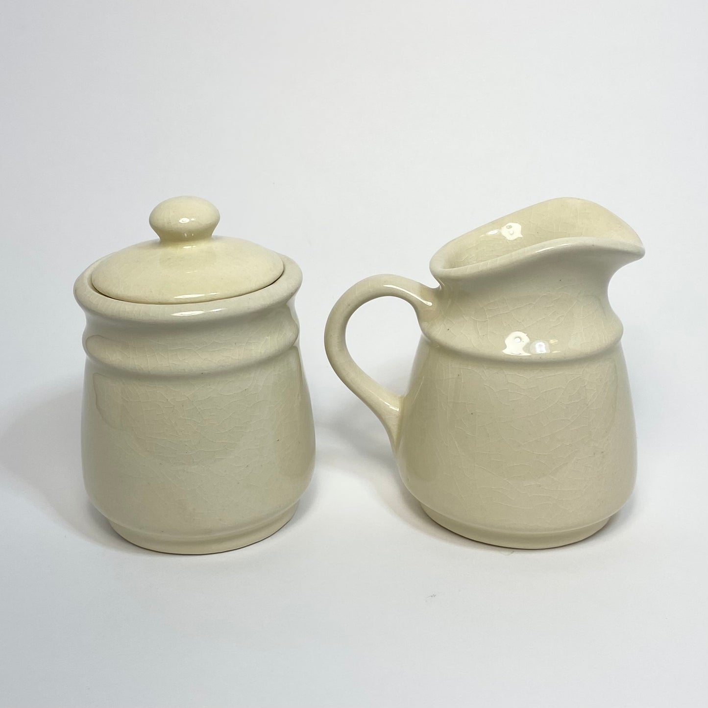 Umbrellas in the Rain Ceramic Cream & Sugar Set of 2