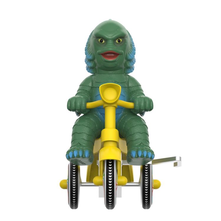 Super7 - Universal Monsters Super Cycles Creature from Black Lagoon (Dark Green with Yellow Trike) 2024 - NEW!