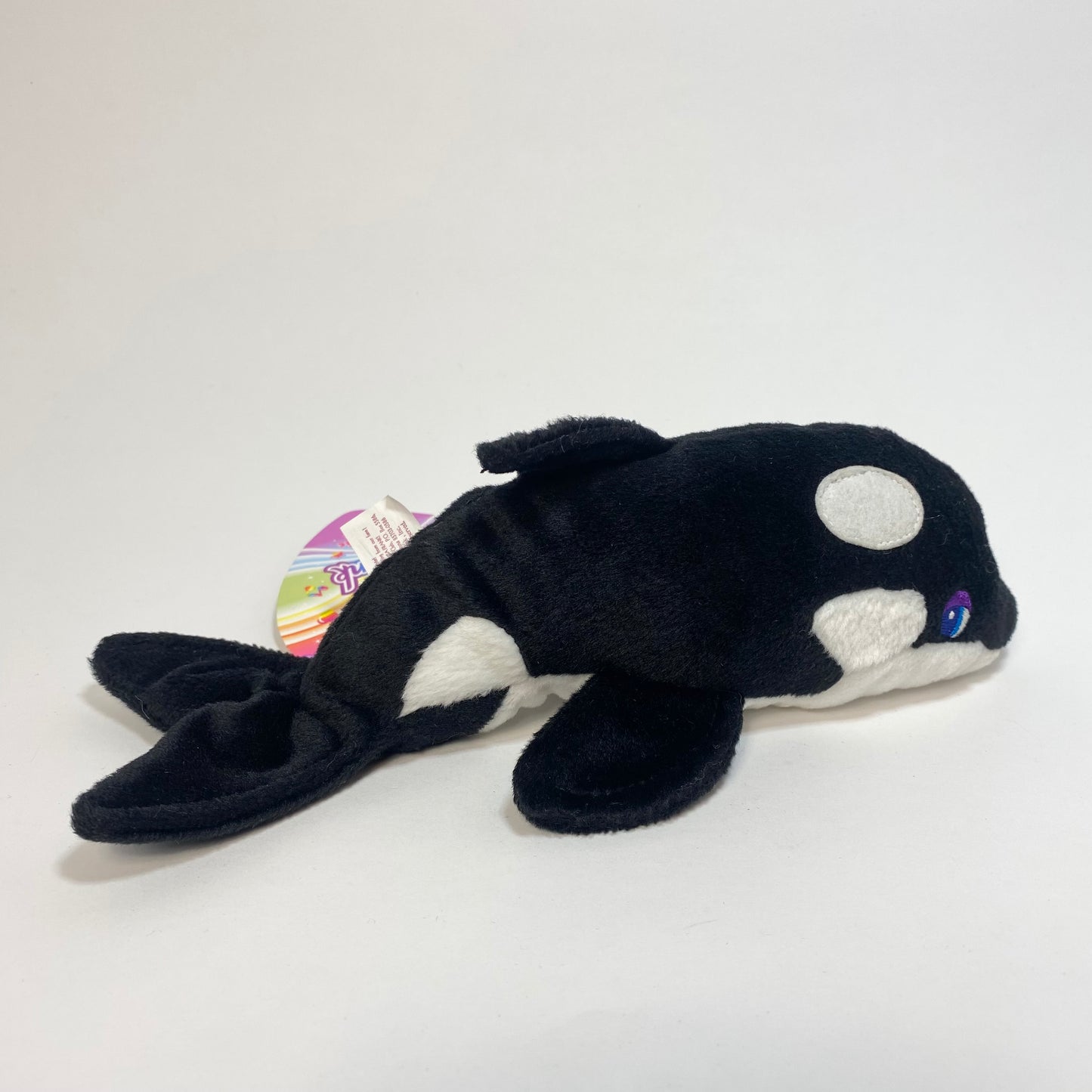 Lisa Frank - Max Splash Orca Whale Fantastic Beans Plush 1998