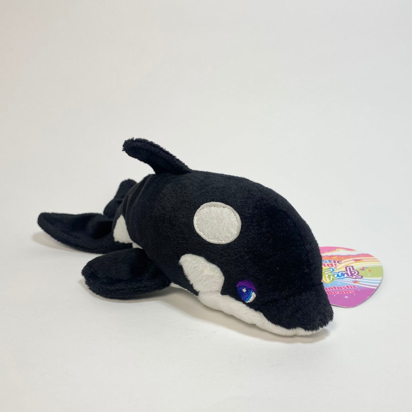 Lisa Frank - Max Splash Orca Whale Fantastic Beans Plush 1998