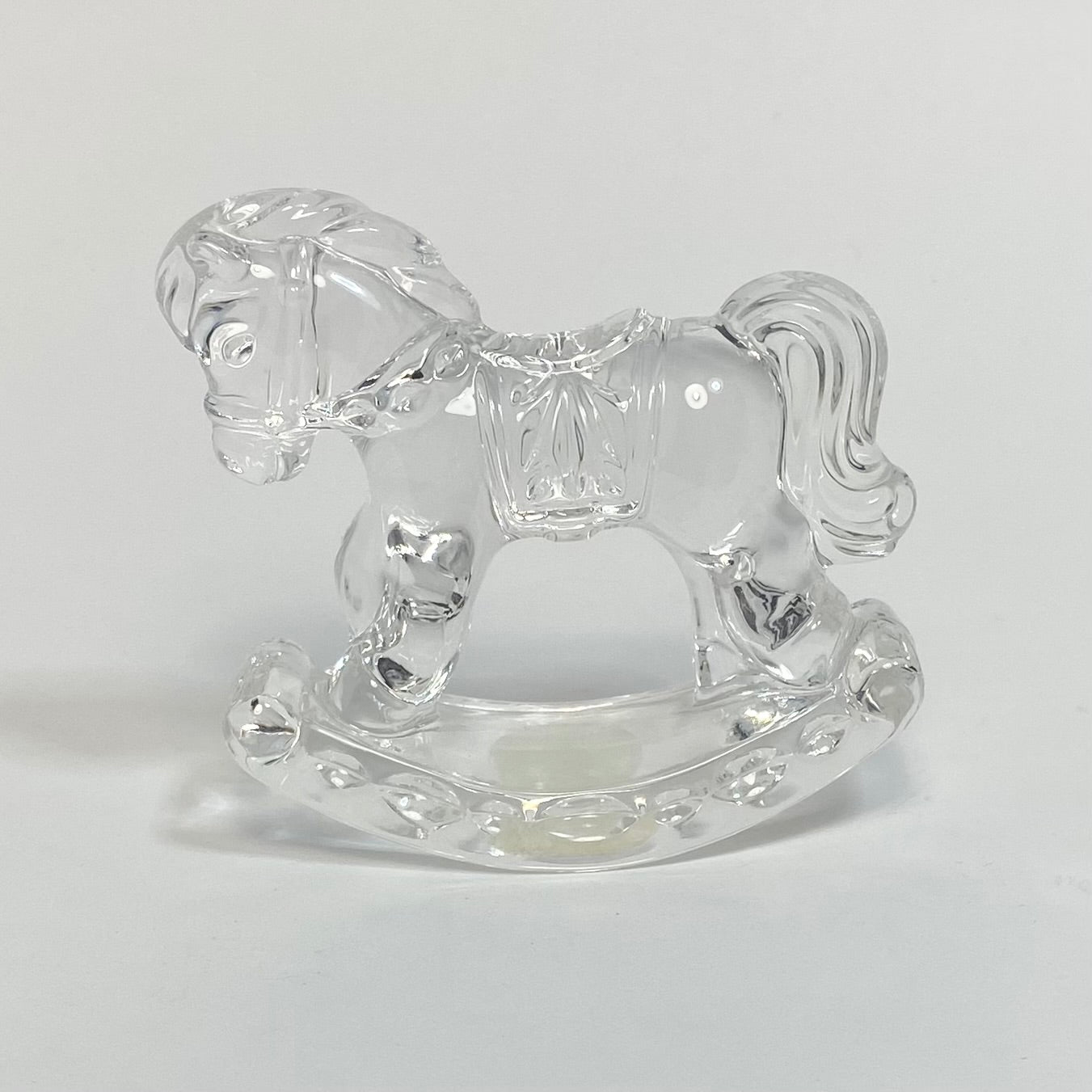 Princess House - Crystal Rocking Horse 1970s