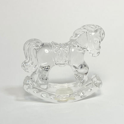 Princess House - Crystal Rocking Horse 1970s