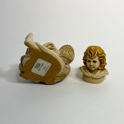 David Lawrence - Harmony Kingdom Angel with Cat Trinket Box 2003