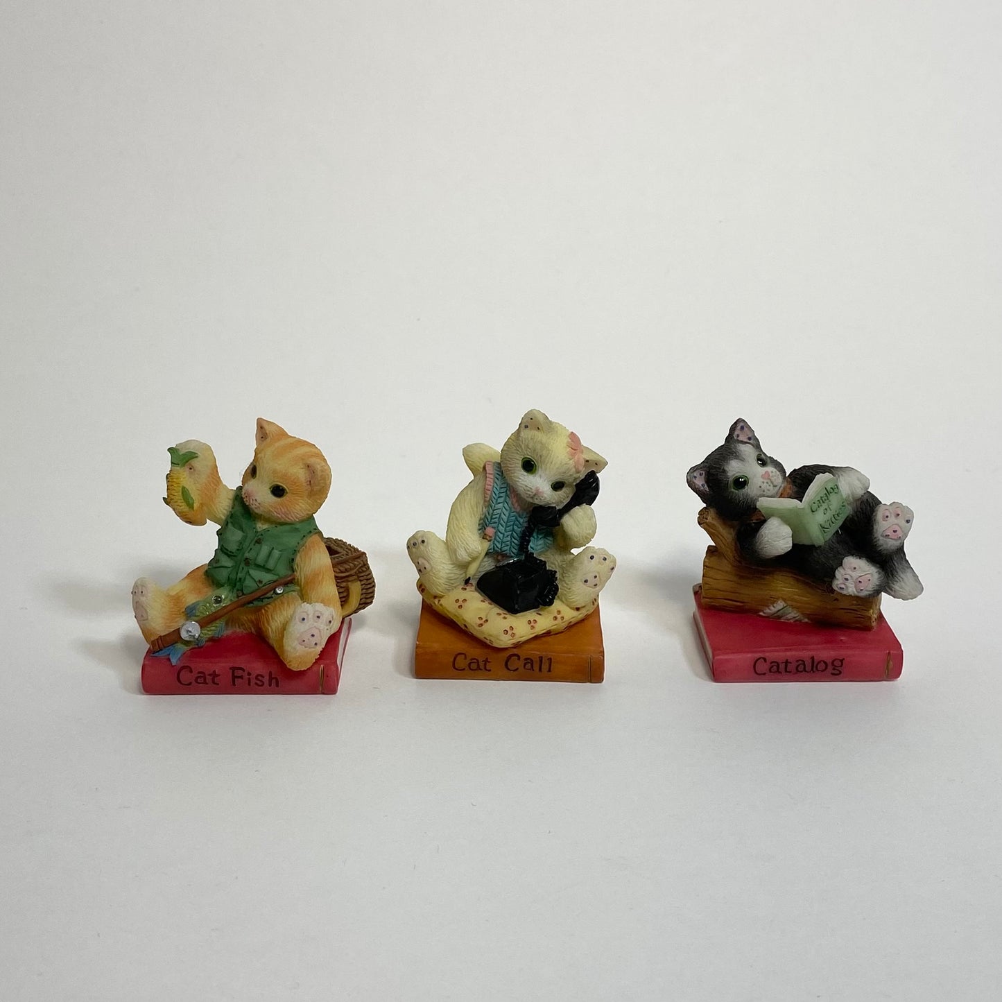 Priscilla Hillman - Calico Kittens Figurines (Set of 3) 1998