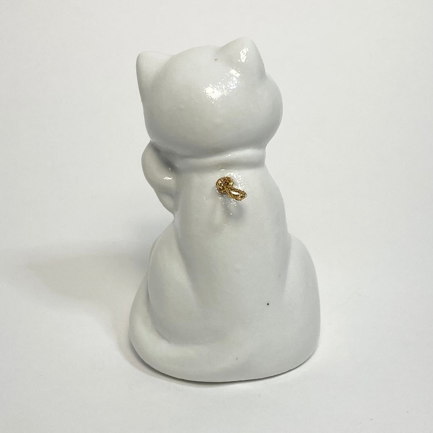 Spencer Gift - White Cat Bell 1982