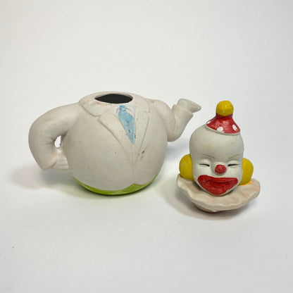 Hand-Painted Clown Teapot