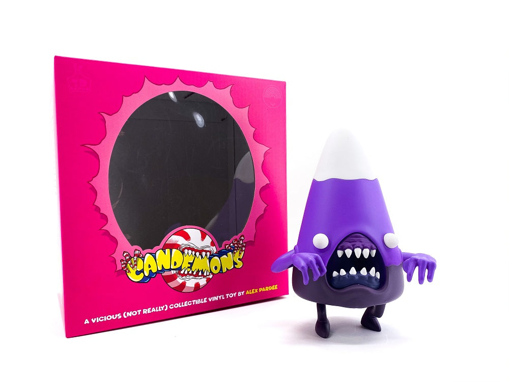 3D Retro - Alex Pardee - The Candemon Candy Corn (Grimacing) - NEW!