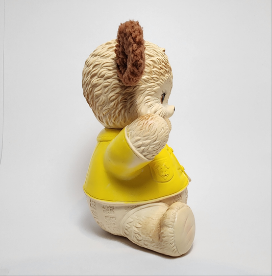 Arrow Rubber and Plastics Corporation - Edward Mobley - Yellow Bear Rubber Squeak Toy 1962