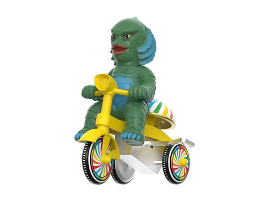 Super7 - Universal Monsters Super Cycles Creature from Black Lagoon (Dark Green with Yellow Trike) 2024 - NEW!