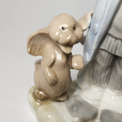 Price Products - Porcelain Clown with Cane & Dog Figurine