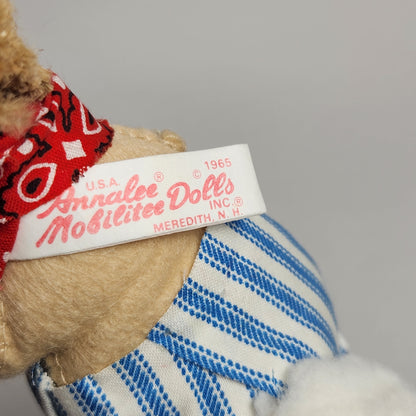 Annalee Mobilitee Country Rabbit Doll 1965