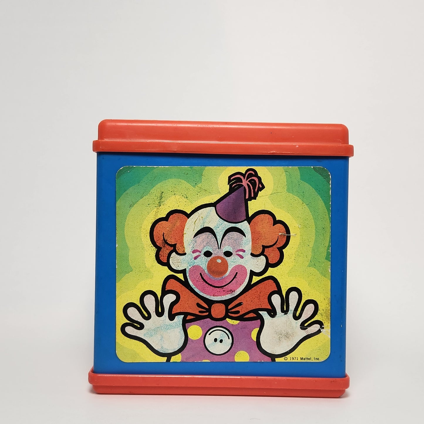 Mattel - Wind-Up Jack in the Music Box Toy 1976