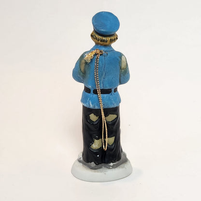 Flambro - Emmett Kelly Jr. - Porcelain Bisque Hobo Clown Policeman Ornament 1984