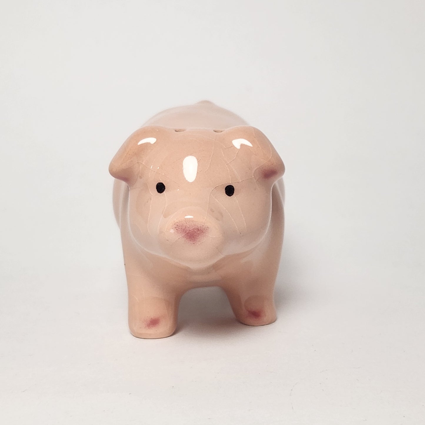 Pink and Gray Pigs Salt and Pepper Shaker Set