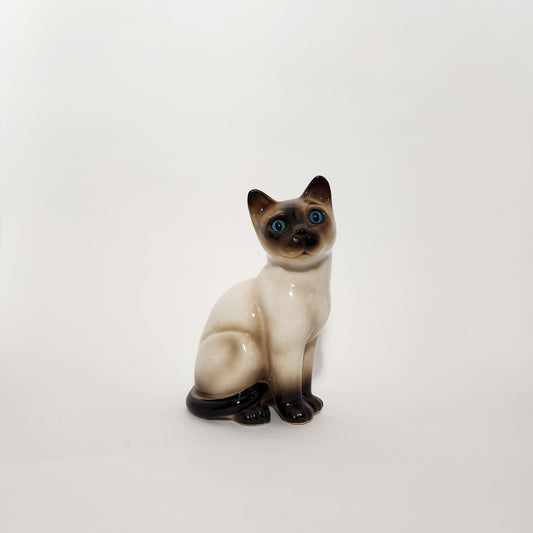 Enesco - Ceramic Siamese Cat Figurines Set of 2