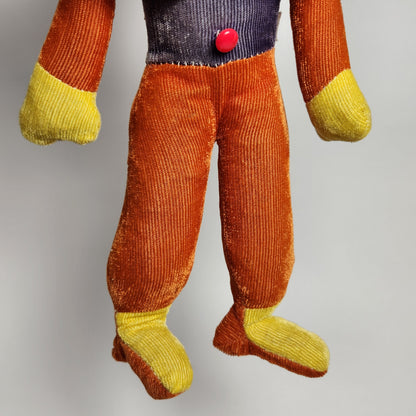 Bellhop Monkey Carnival Prize Corduroy Doll