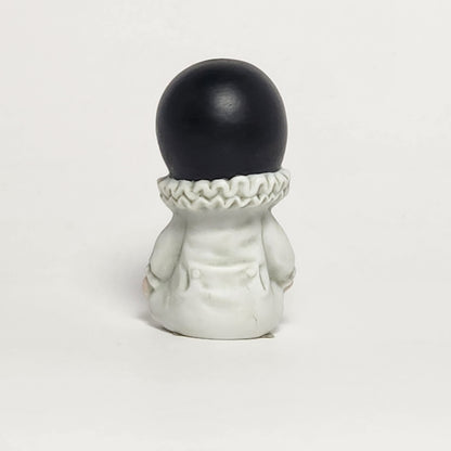 Enesco - Pierrot Clown with Flower Porcelain Figurine